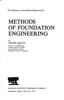 Cover of: Methods of foundation engineering