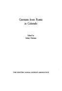 Cover of: Germans from Russia in Colorado | 