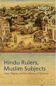 Cover of: Hindu Rulers, Muslim Subjects by Mridu Rai