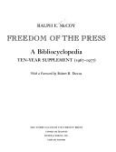 Freedom of the press by Ralph E. McCoy