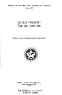 Cover of: Calcium transport and cell function by edited by Antonio Scarpa and Ernesto Carafoli.