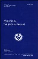 Cover of: Psychology, the state of the art by edited by Kurt Salzinger and Florence L. Denmark.