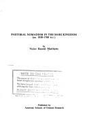 Cover of: Pastoral nomadism in the Mari Kingdom (ca. 1830-1760 B.C.)