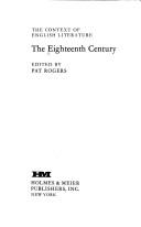 Cover of: The Eighteenth century