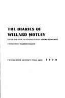 Cover of: The diaries of Willard Motley by Willard Motley