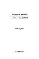 Women in America by Barbara Haber