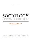 Cover of: Sociology by Ronald C. Federico