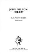 Cover of: John Milton: poetry