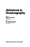 Cover of: Advances in oceanography
