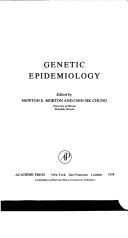 Cover of: Genetic epidemiology