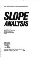 Cover of: Slope analysis | 