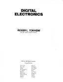 Digital electronics by Roger L. Tokheim