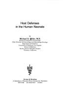 Cover of: Host defenses in the human neonate