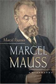 Cover of: Marcel Mauss: a biography