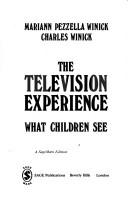 Cover of: The television experience: what children see