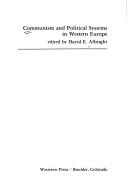 Cover of: Communism and political systems in Western Europe