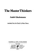 Cover of: The Master thinkers by André Glucksmann, André Glucksmann