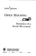 Cover of: Open housing: dynamics of a social movement