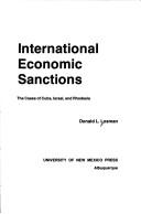 International economic sanctions by Donald L. Losman