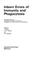 Cover of: Inborn errors of immunity and phagocytosis
