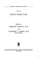 Cover of: Critical cardiac care