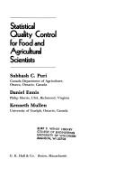 Cover of: Statistical quality control for food and agricultural scientists by Subhash C. Puri