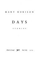 Cover of: Days: stories