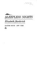 Cover of: Sleepless nights by Elizabeth Hardwick.