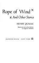 Cover of Rope of wind and other stories