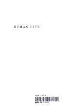 Cover of: Human life