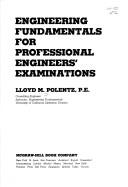 Cover of: Engineering fundamentals for professional engineers' examinations