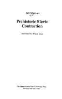 Cover of: Prehistoric Slavic contraction