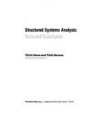 Cover of: Structured systems analysis by Chris Gane