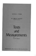 Cover of: Tests and measurements | Leona Elizabeth Tyler