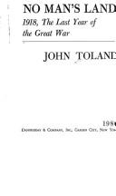 Cover of: No man's land by John Willard Toland
