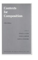 Cover of: Contexts for composition by Stanley A. Clayes