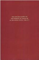 Cover of: The long-run supply of new reserves of crude oil in the United States, 1966-1973