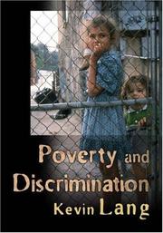 Cover of: Poverty and Discrimination by Kevin Lang