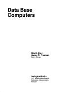 Cover of: Data base computers