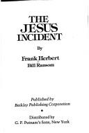 Cover of: The Jesus incident by Frank Herbert