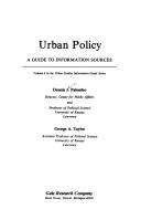 Cover of: Urban policy: a guide to information sources