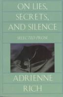 On lies, secrets, and silence by Adrienne Rich