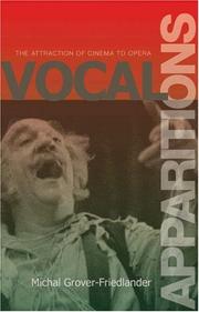 Cover of: Vocal apparitions by Michal Grover-Friedlander