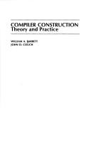 Cover of: Compiler construction: Theory and practice.