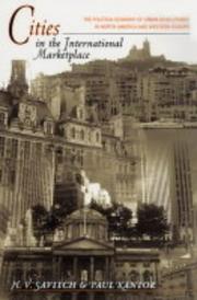 Cover of: Cities in the International Marketplace: The Political Economy of Urban Development in North America and Western Europe