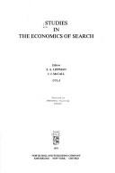 Cover of: Studies in the economics of search