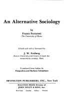 Cover of: An alternative sociology