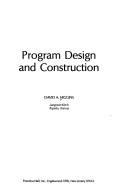 Cover of: Program design and construction