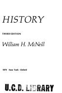 Cover of: A world history by William Hardy McNeill