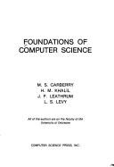 Cover of: Foundations of computer science